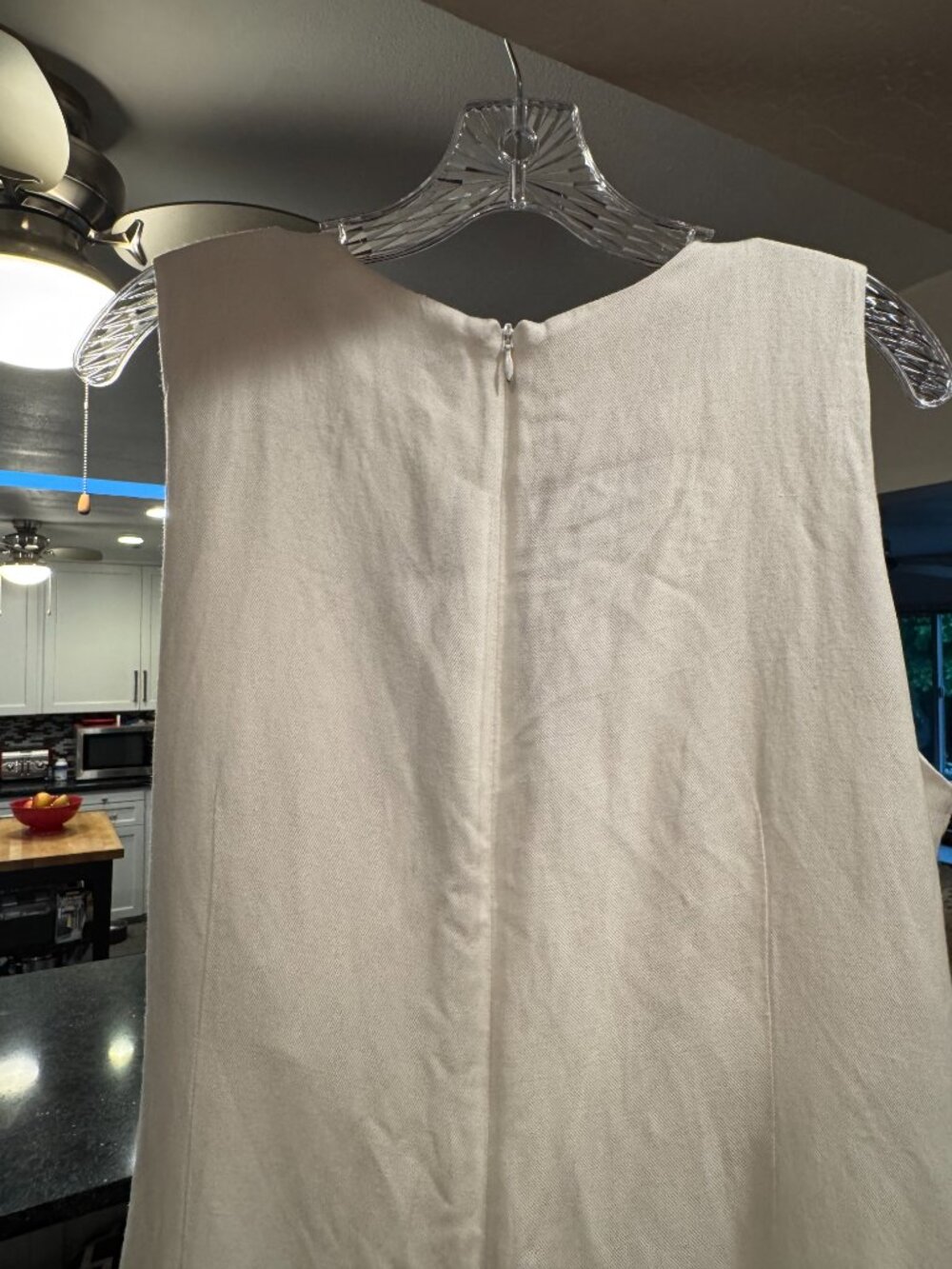 Rosetta Getty Collective White Apron Jumpsuit Size 14 - Picture 8 of 12